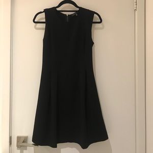 Dynamite Black Aline Dress with Gold Zipper Back